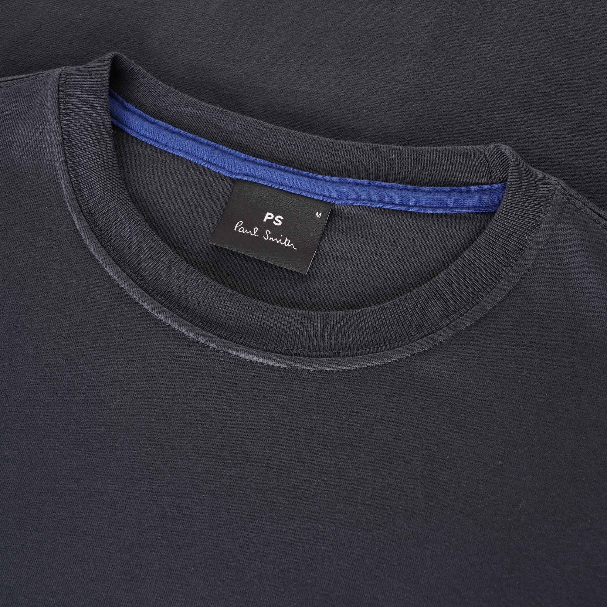 Paul Smith Organic Cotton Zebra Logo T-Shirt - Grey
