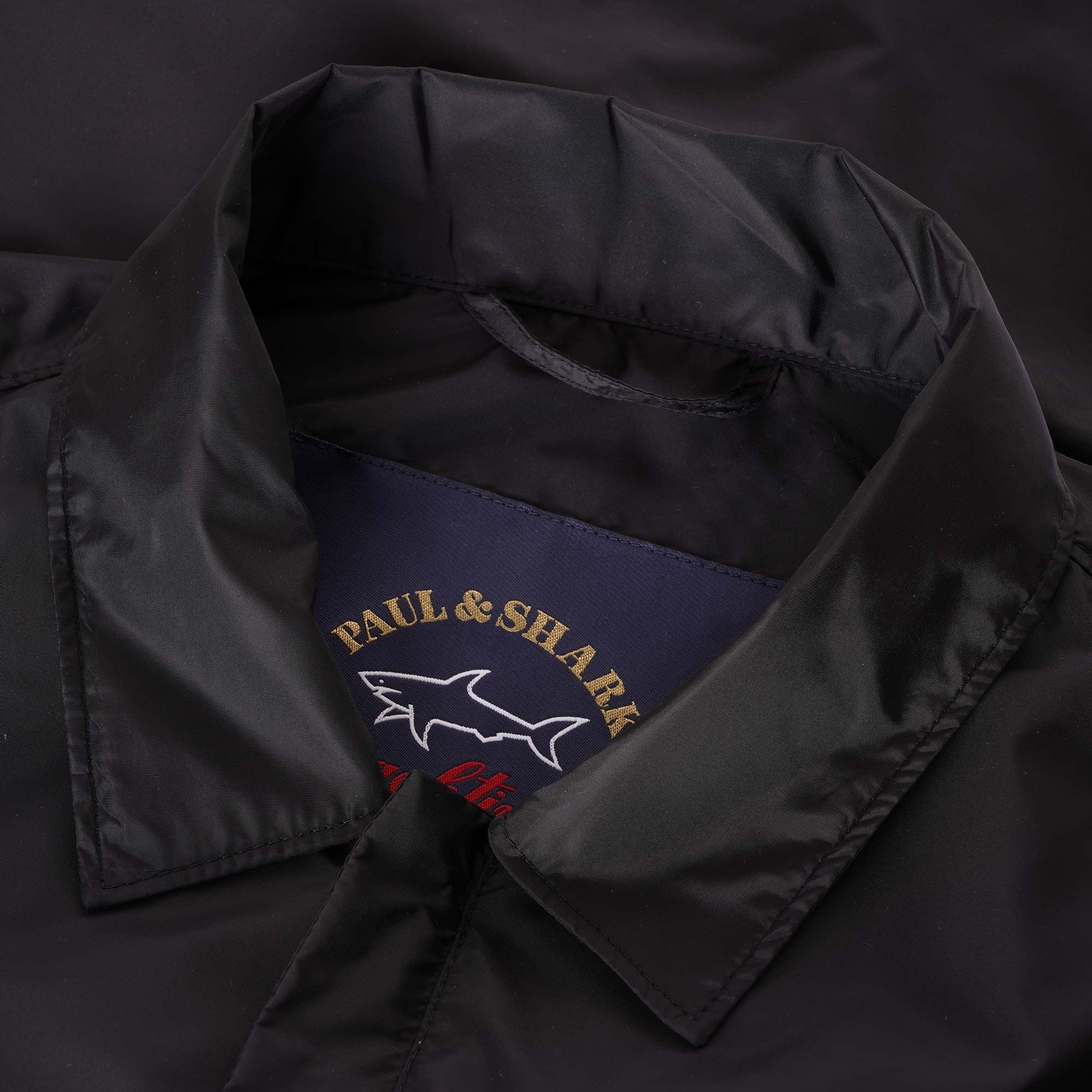 Paul and Shark Water Resistant Overshirt - Black
