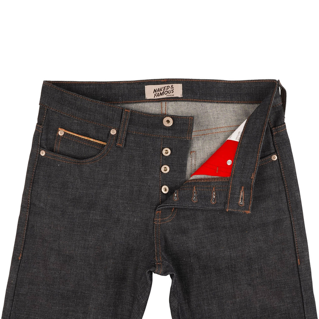 Naked and Famous Denim Year of the Metal Rat Weird Guy - Indigo