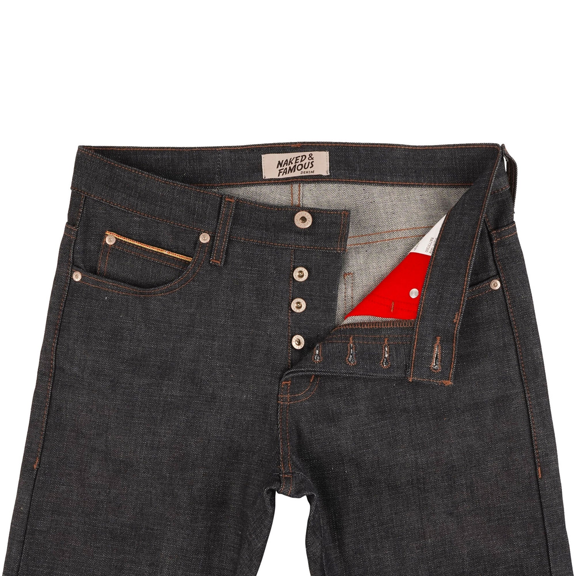 Naked and Famous Denim Year of the Metal Rat Weird Guy - Indigo