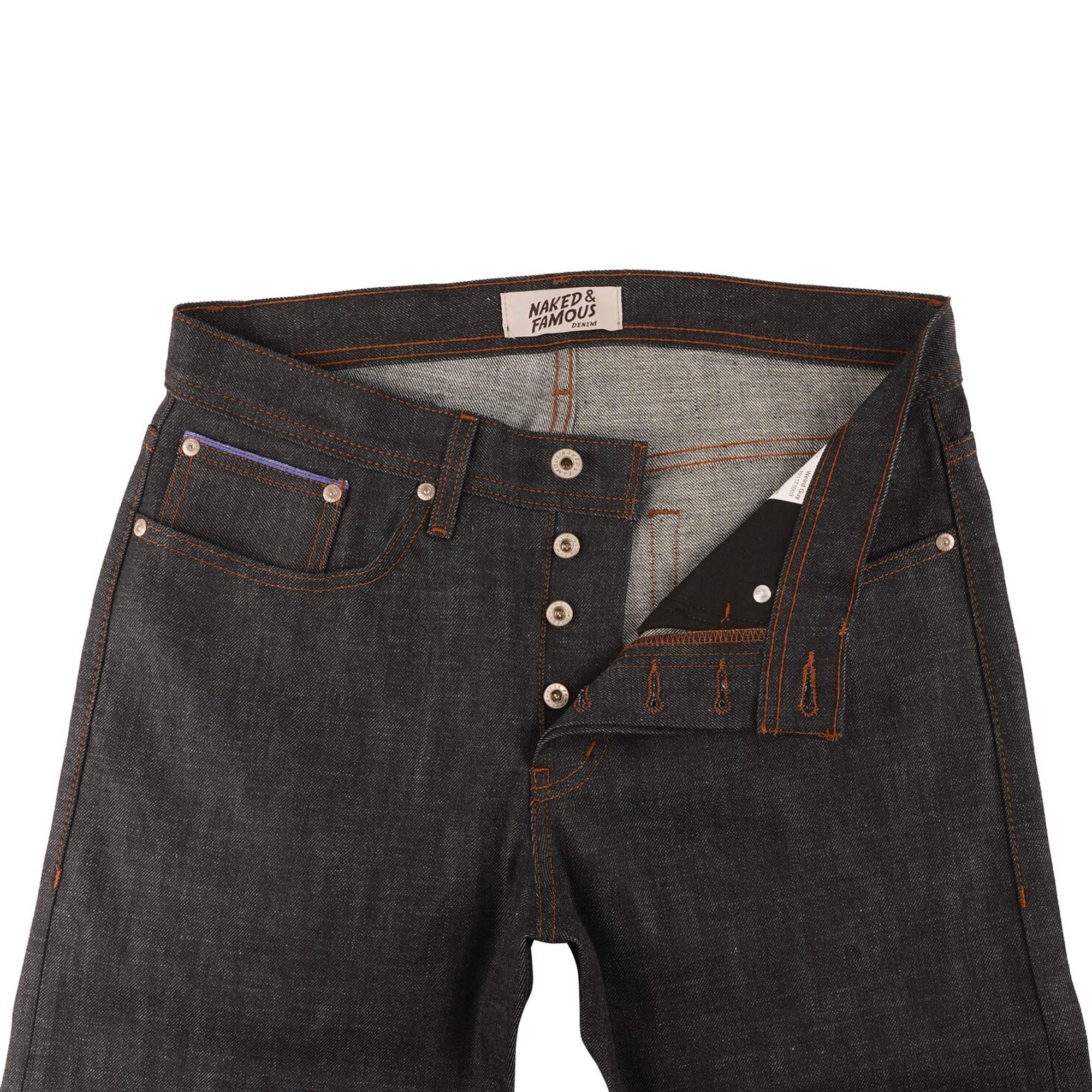 Naked and Famous Denim Easy Guy Blue Core Selvedge - Indigo