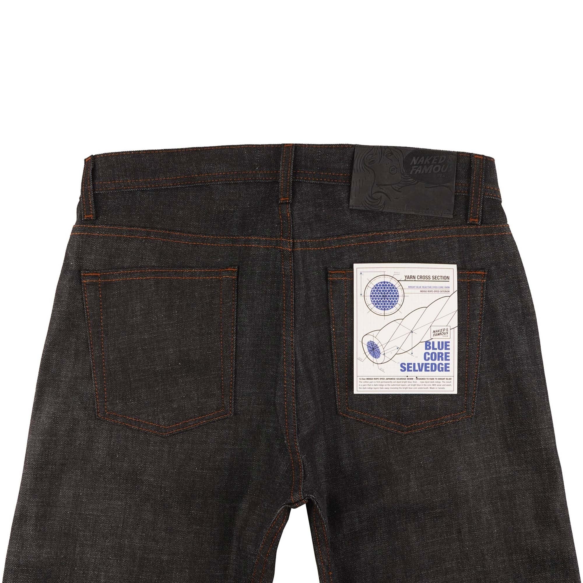 Naked and Famous Denim Weird Guy Blue Core Selvedge - Indigo