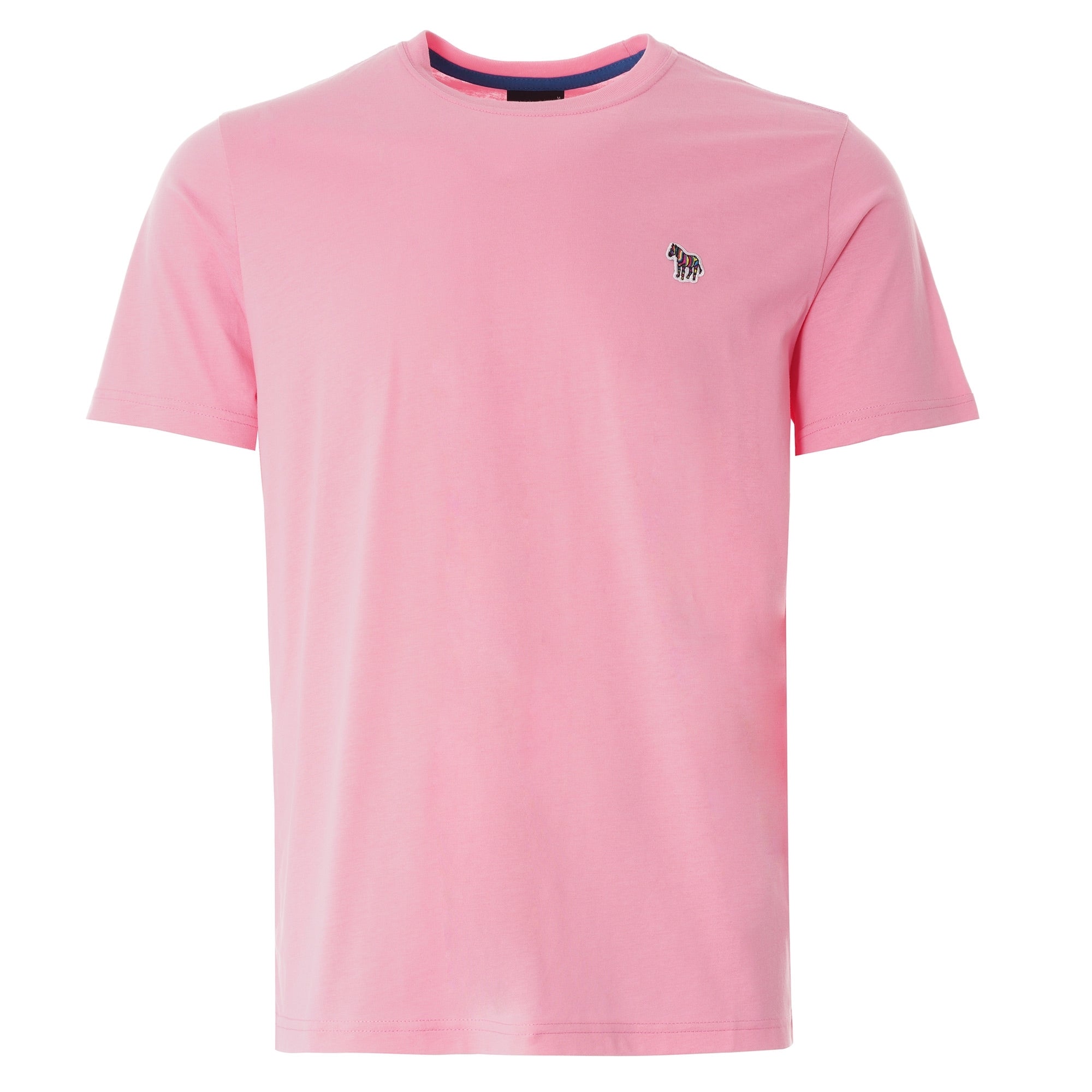 Paul Smith Organic Cotton Zebra Logo T-Shirt - Powder