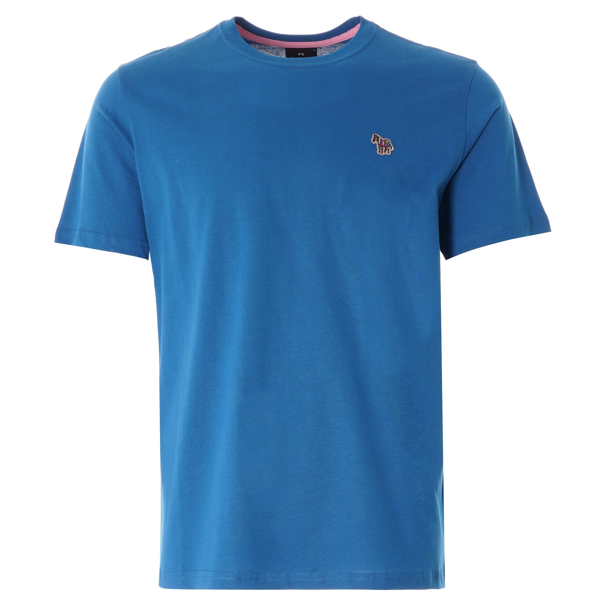 Paul Smith Organic Cotton Zebra Logo T-Shirt - Blue