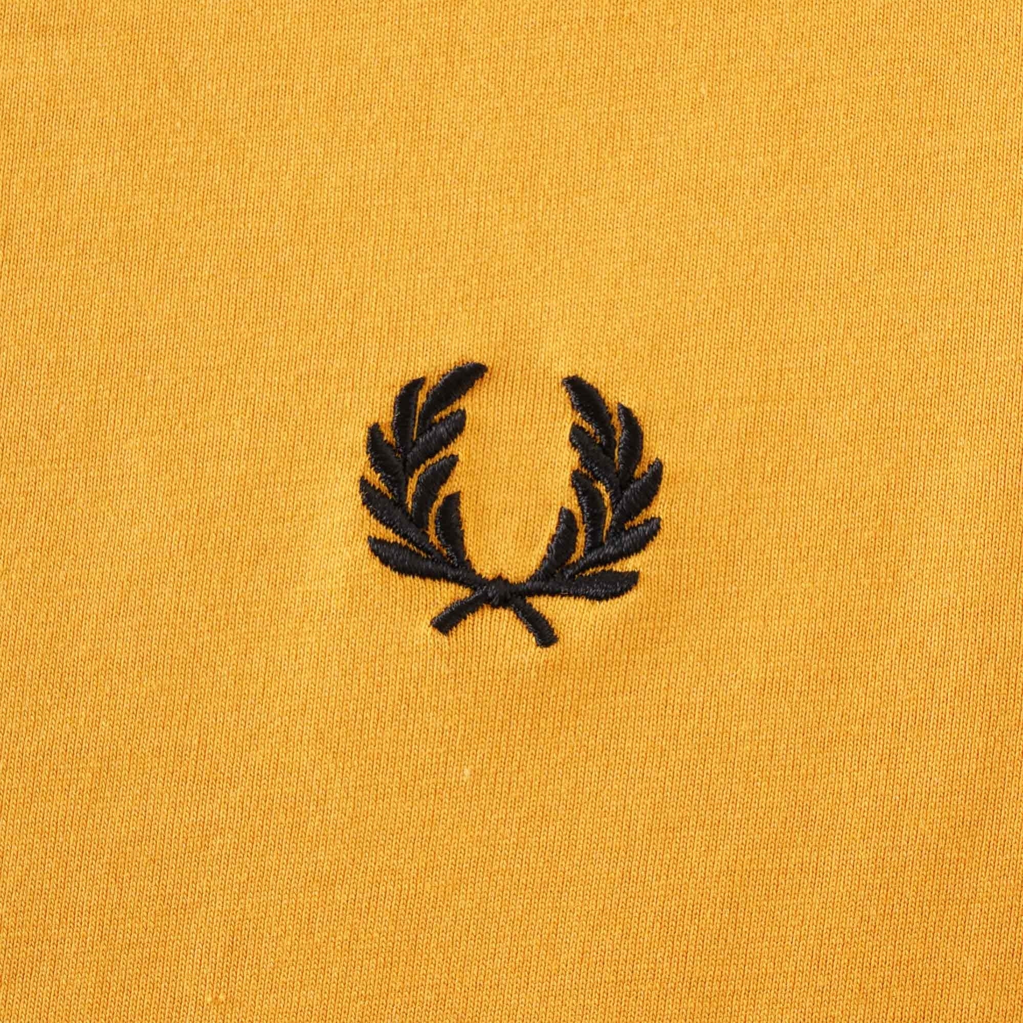 Fred Perry Tonal Taped Ringer T-Shirt - Gold