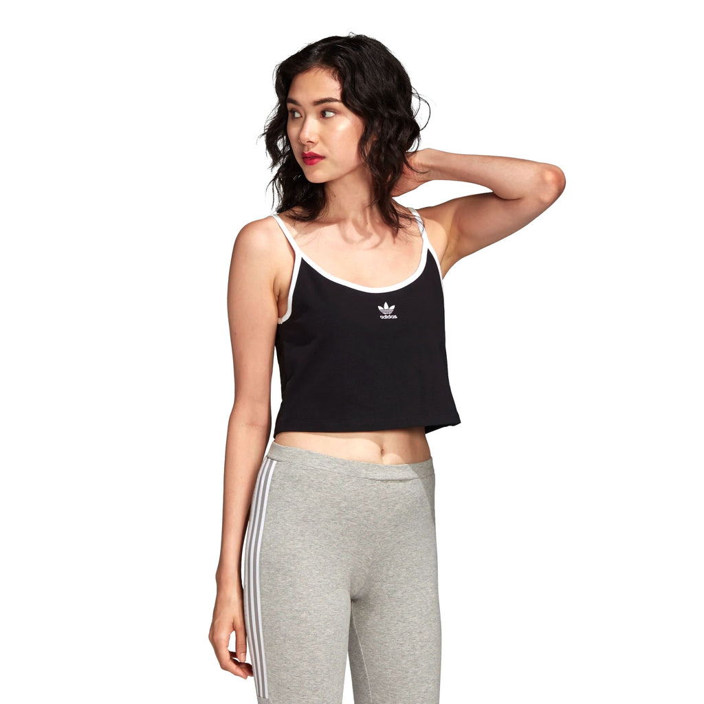 Adidas Originals Womens Spaghetti Strap Top - Black