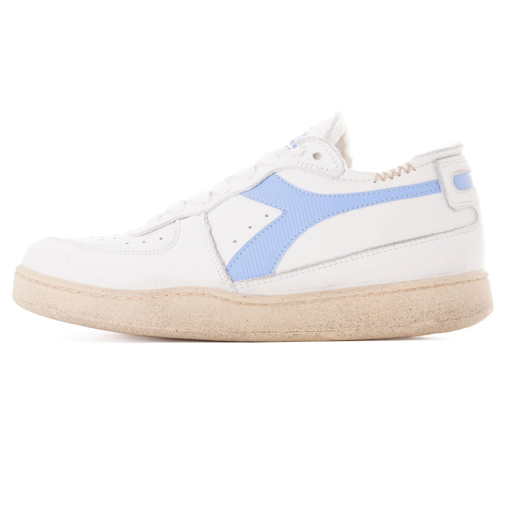 Diadora MI Basket Row Cut - White/Vista Blue