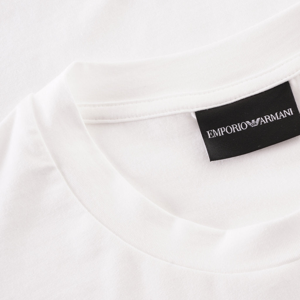 Emporio Armani Chest Logo T-shirt - Bianco
