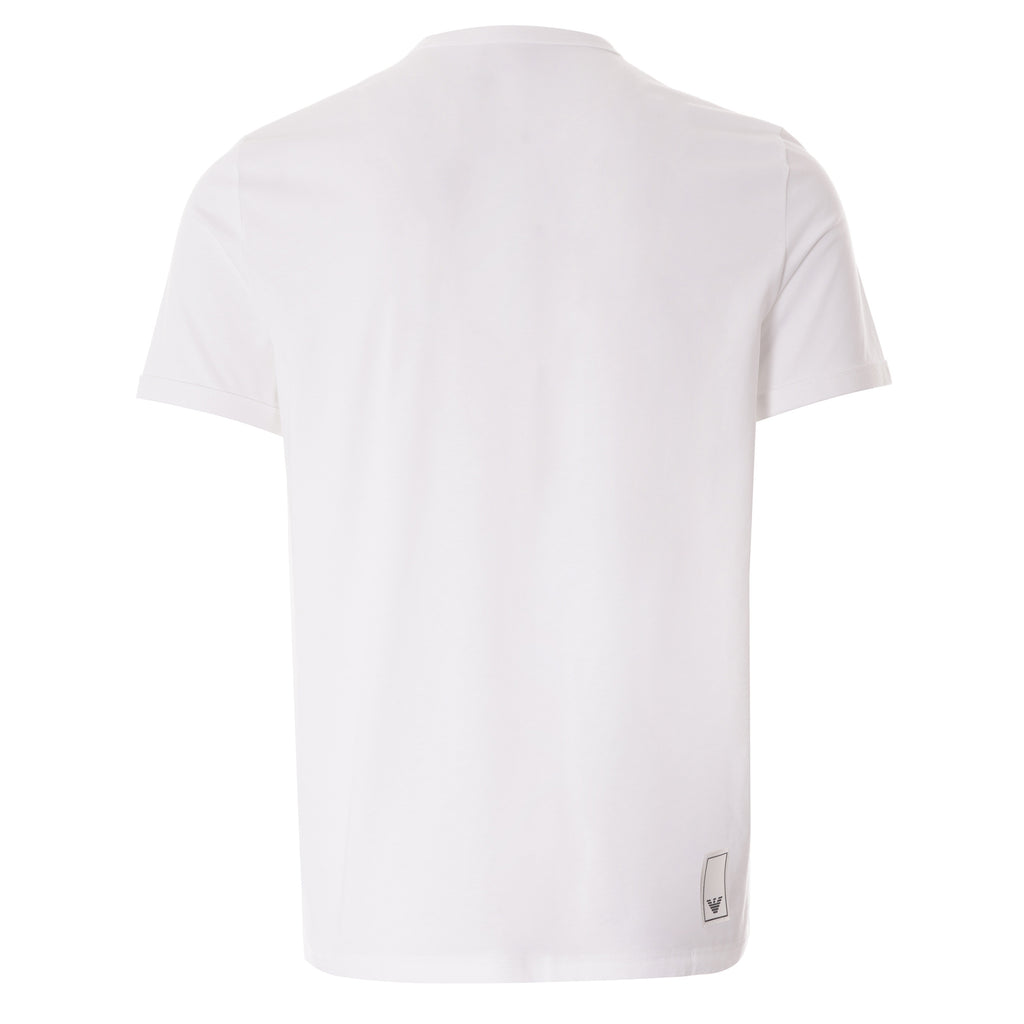 Emporio Armani Chest Logo T-shirt - Bianco