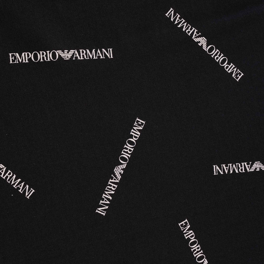 Emporio Armani All Over Print T-Shirt - Nero