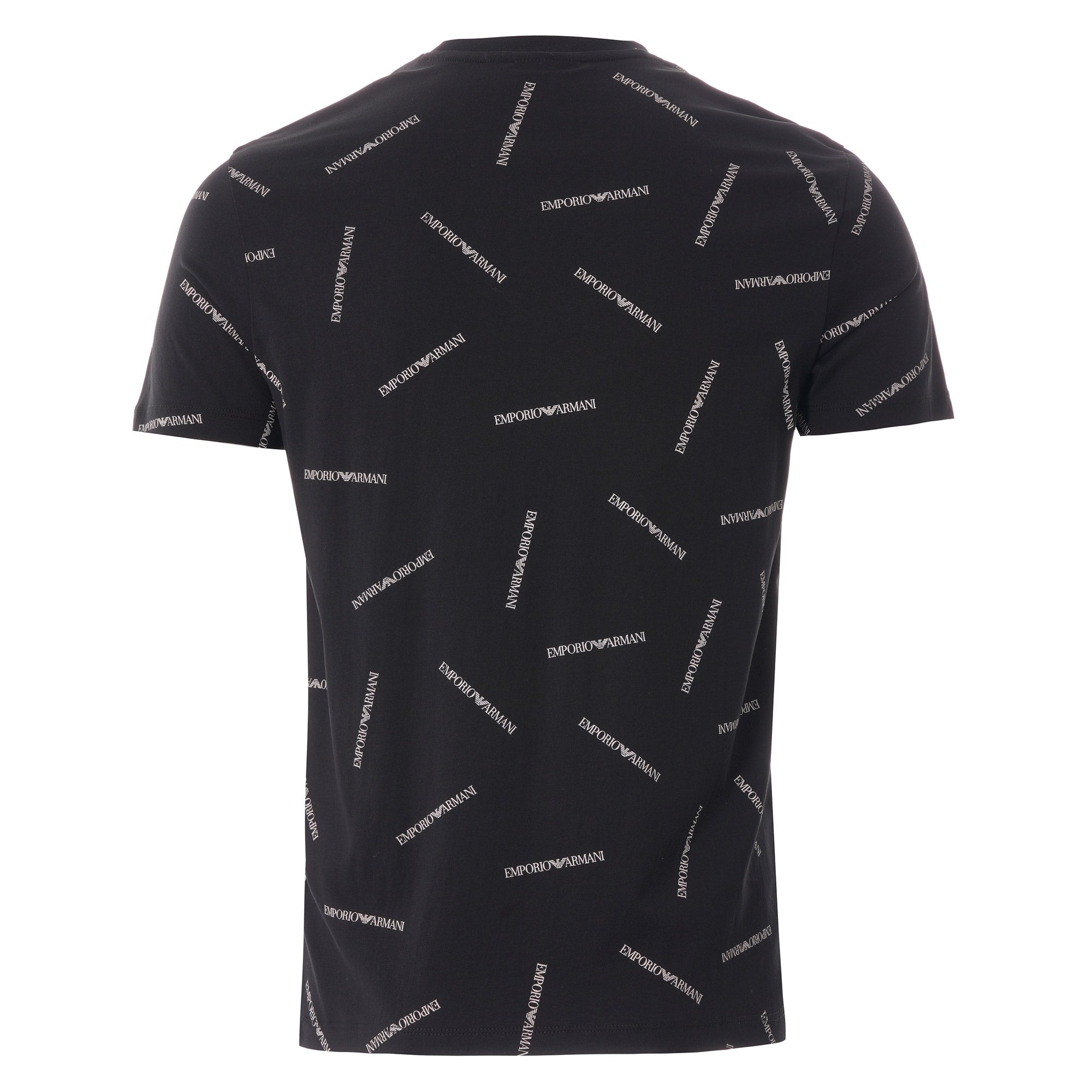 Emporio Armani All Over Print T-Shirt - Nero