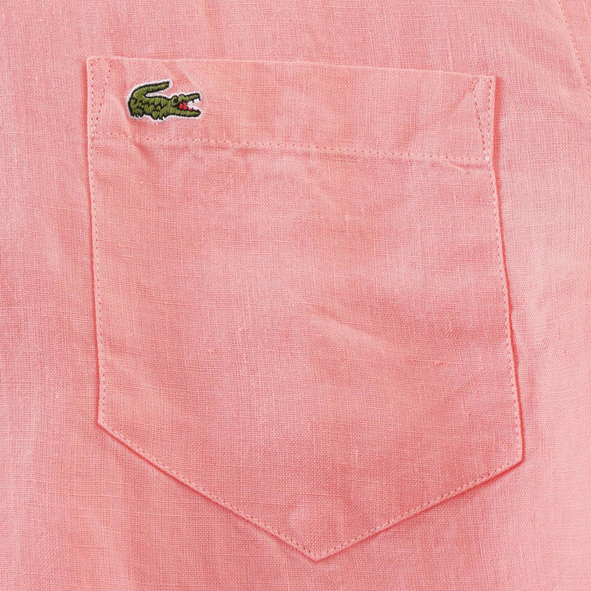 Lacoste Short Sleeve Linen Shirt