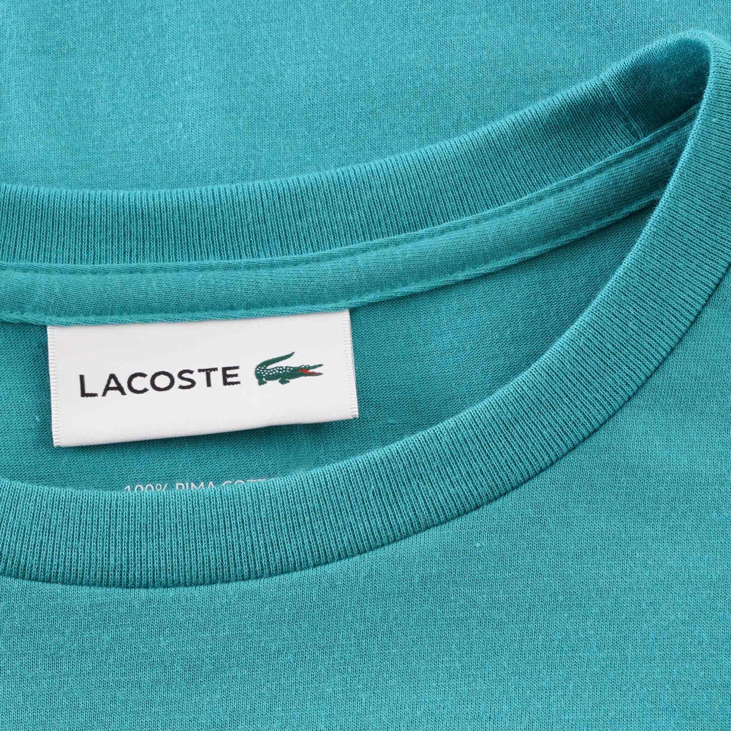 Lacoste Crew Neck Pima Cotton Jersey T-shirt - Blue