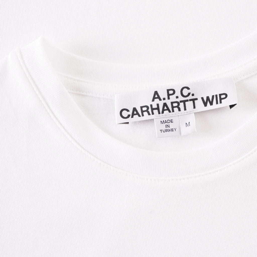 A.P.C. x Carhartt WIP Hire Logo T-shirt - White