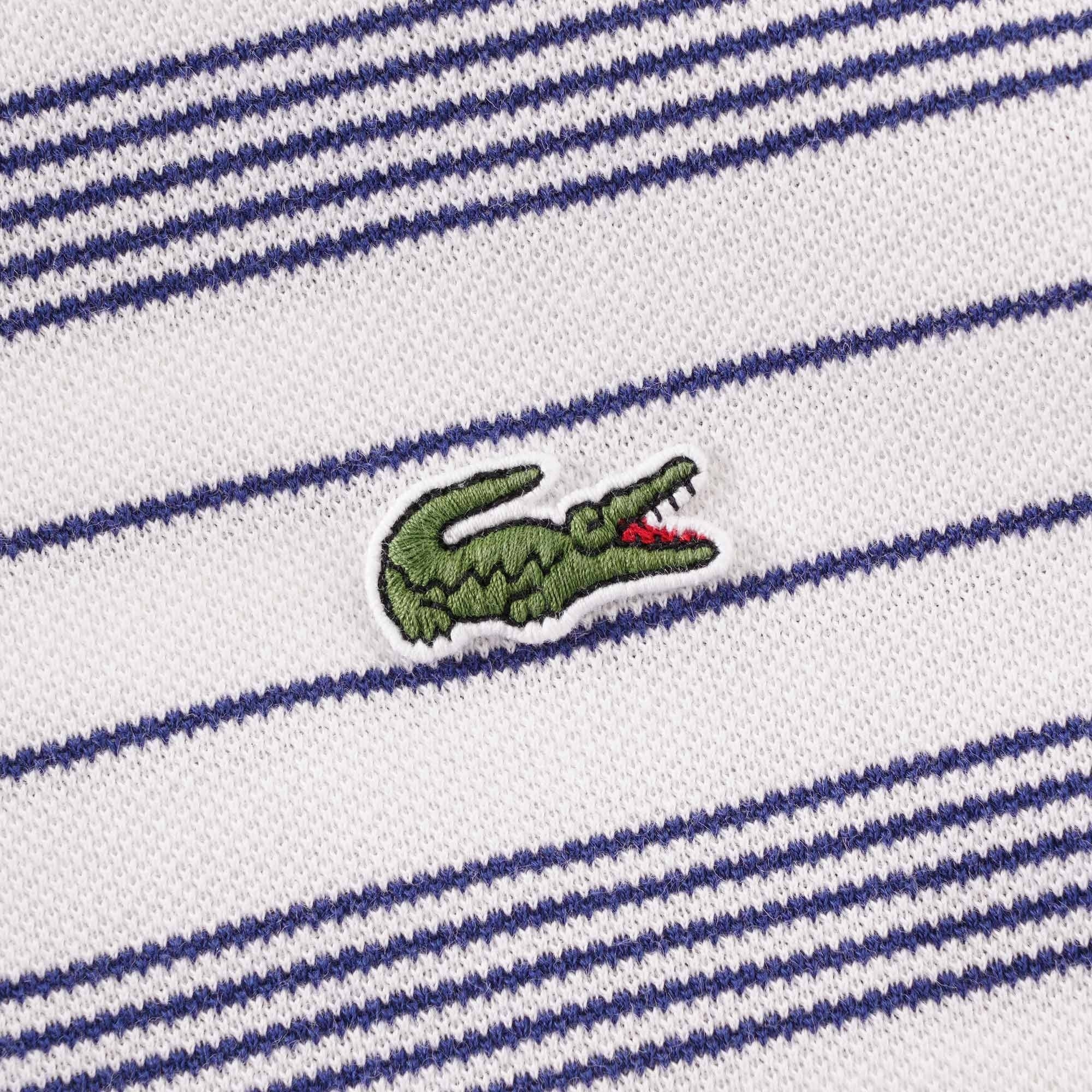 Lacoste Striped Polo Shirt - Methylene