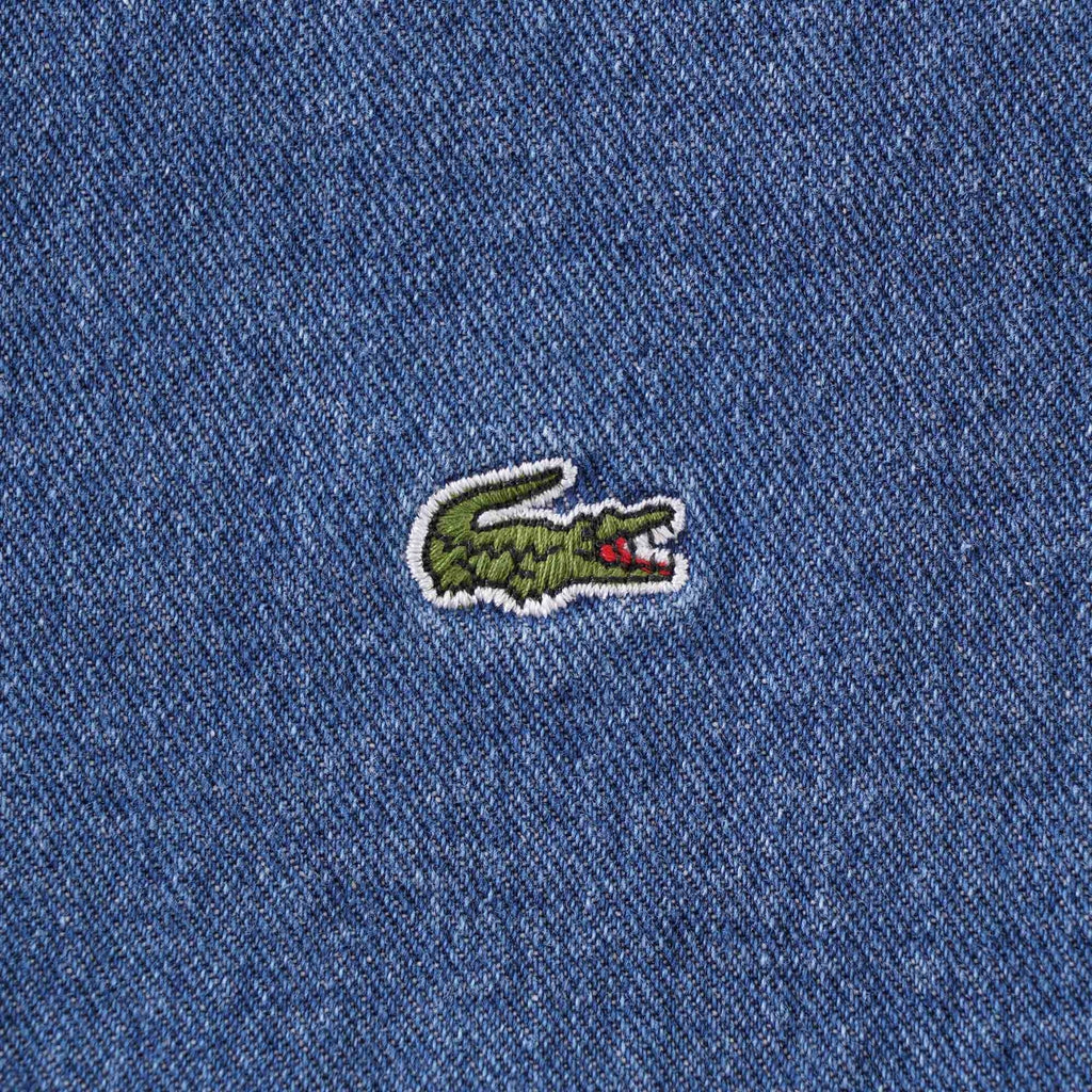 Lacoste Snap Button Denim Shirt - Blue