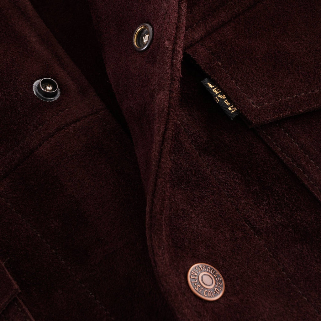Levi's® Vintage Clothing 1960's Suede Trucker - Chocolate