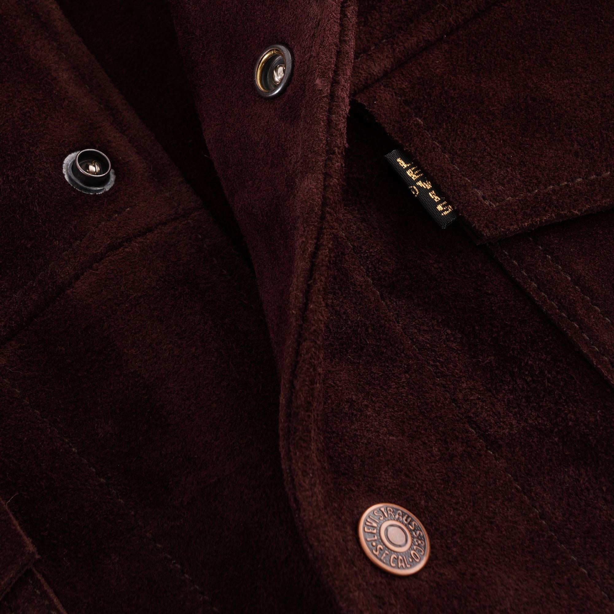 Levi's® Vintage Clothing 1960's Suede Trucker - Chocolate