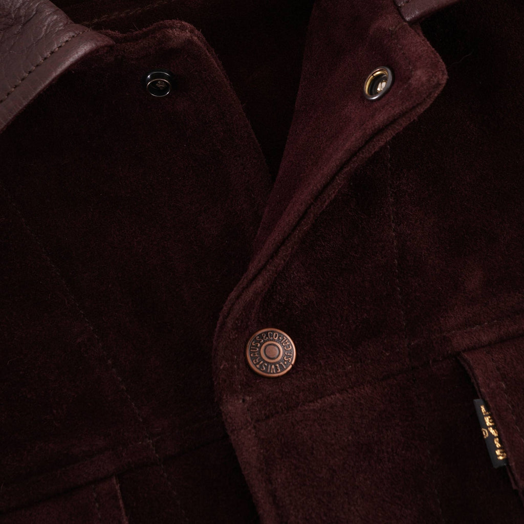 Levi's® Vintage Clothing 1960's Suede Trucker - Chocolate