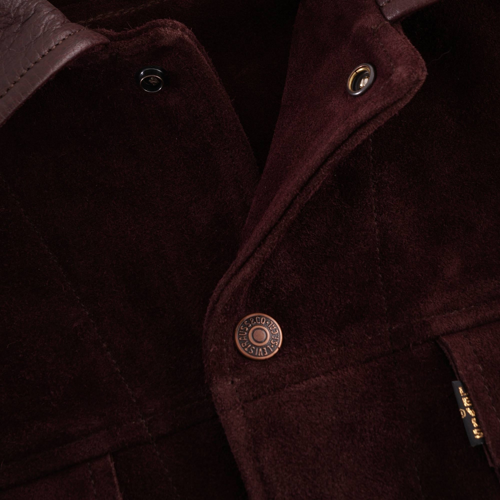 Levi's® Vintage Clothing 1960's Suede Trucker - Chocolate