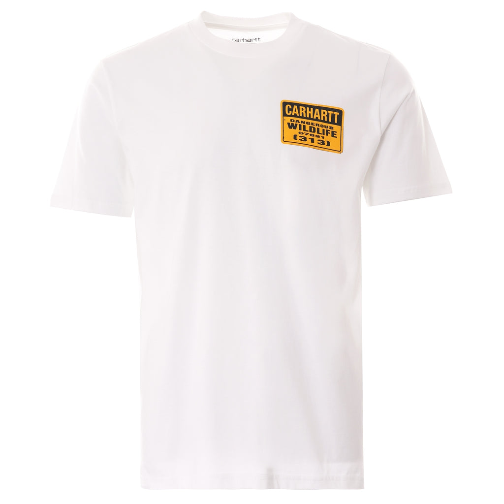 Carhartt WIP Rattlesnake Tee - White