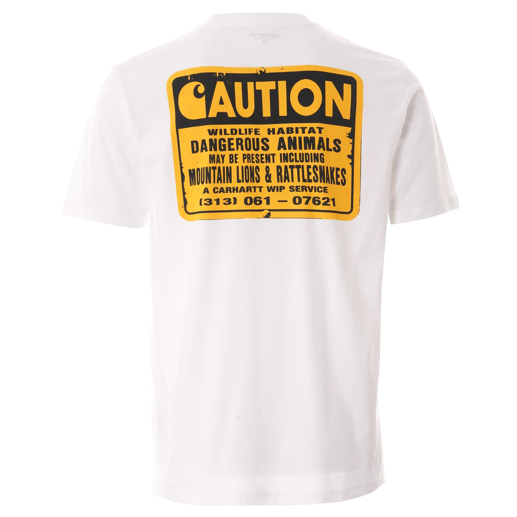 Carhartt WIP Rattlesnake Tee - White