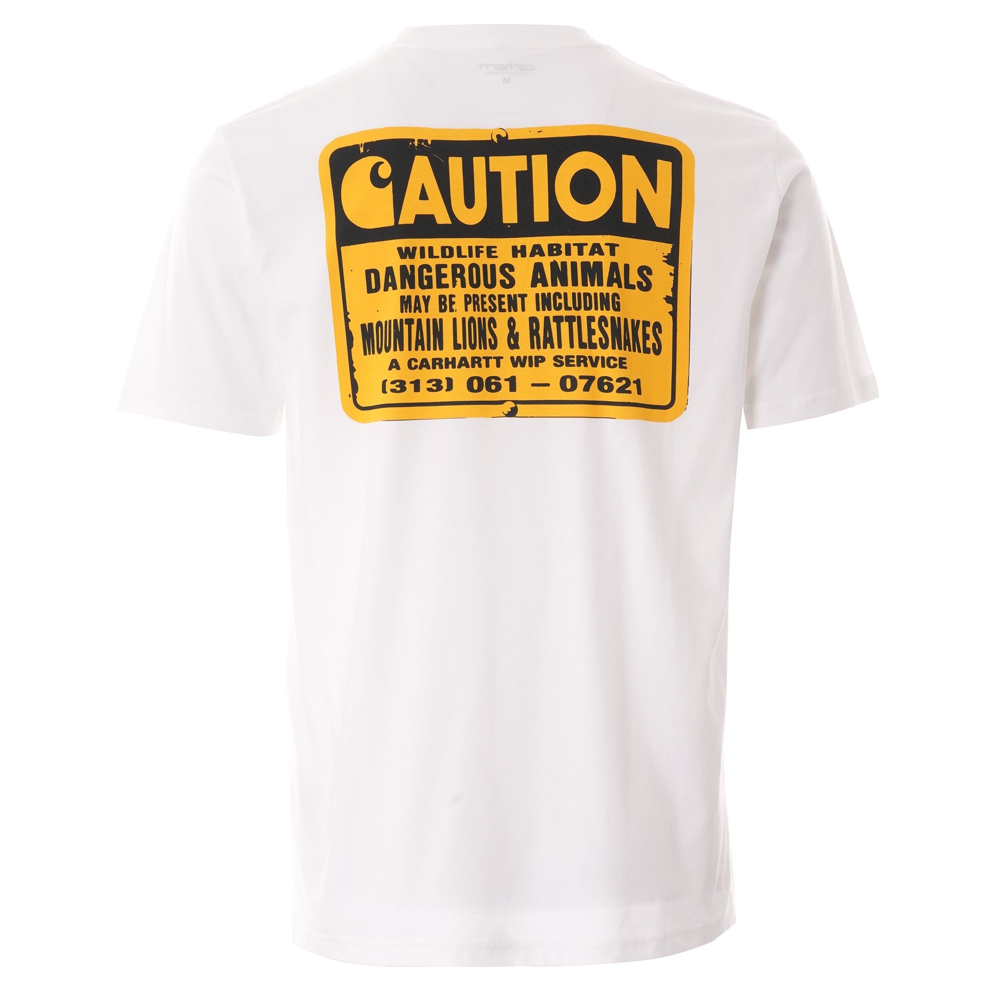Carhartt WIP Rattlesnake Tee - White