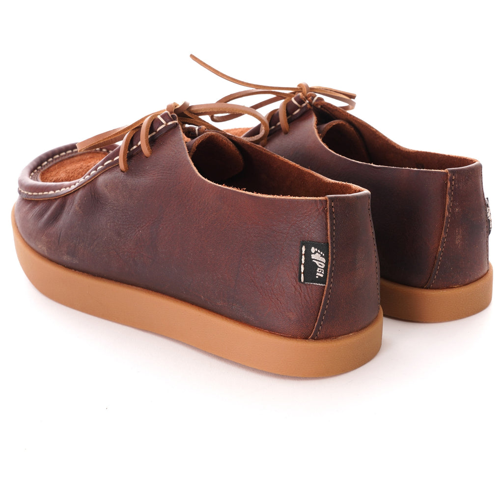 Yogi Willard Reverse Vamp Negative Heel - Mid Brown