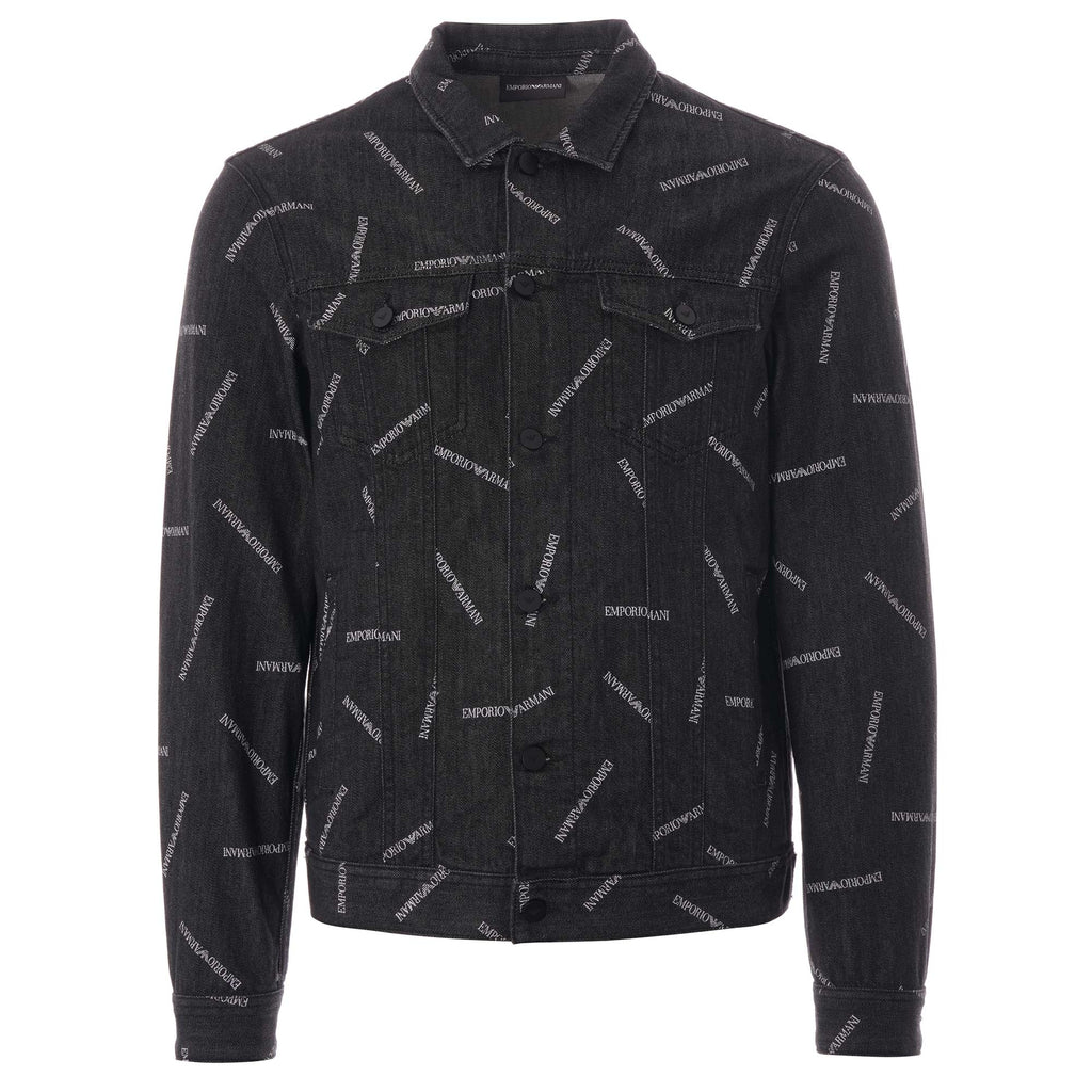 All Over Print Denim Jacket