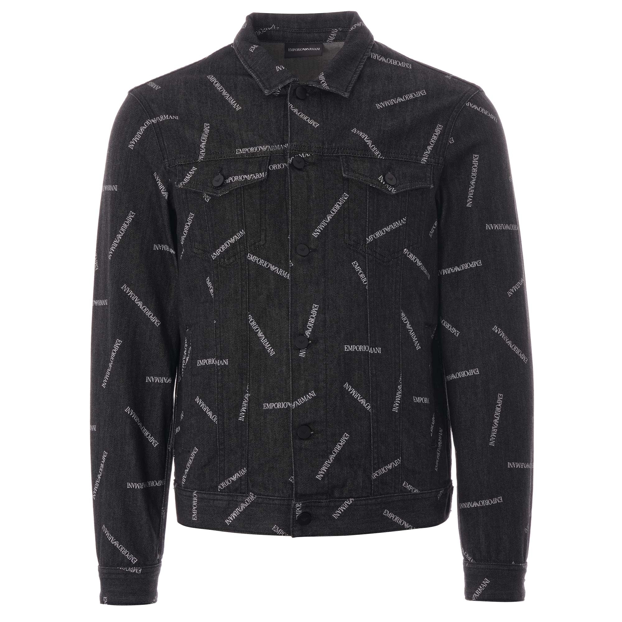 All Over Print Denim Jacket