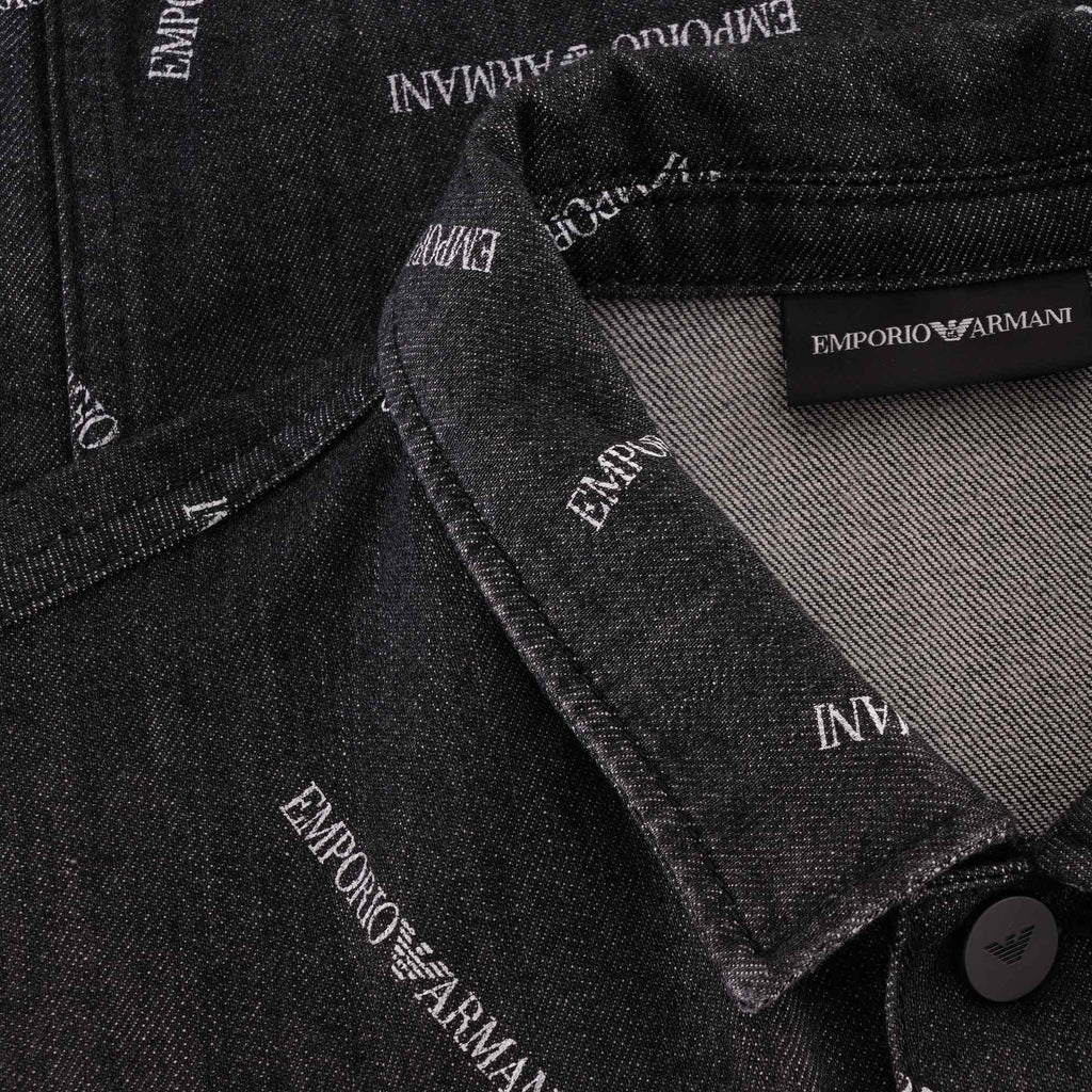 All Over Print Denim Jacket