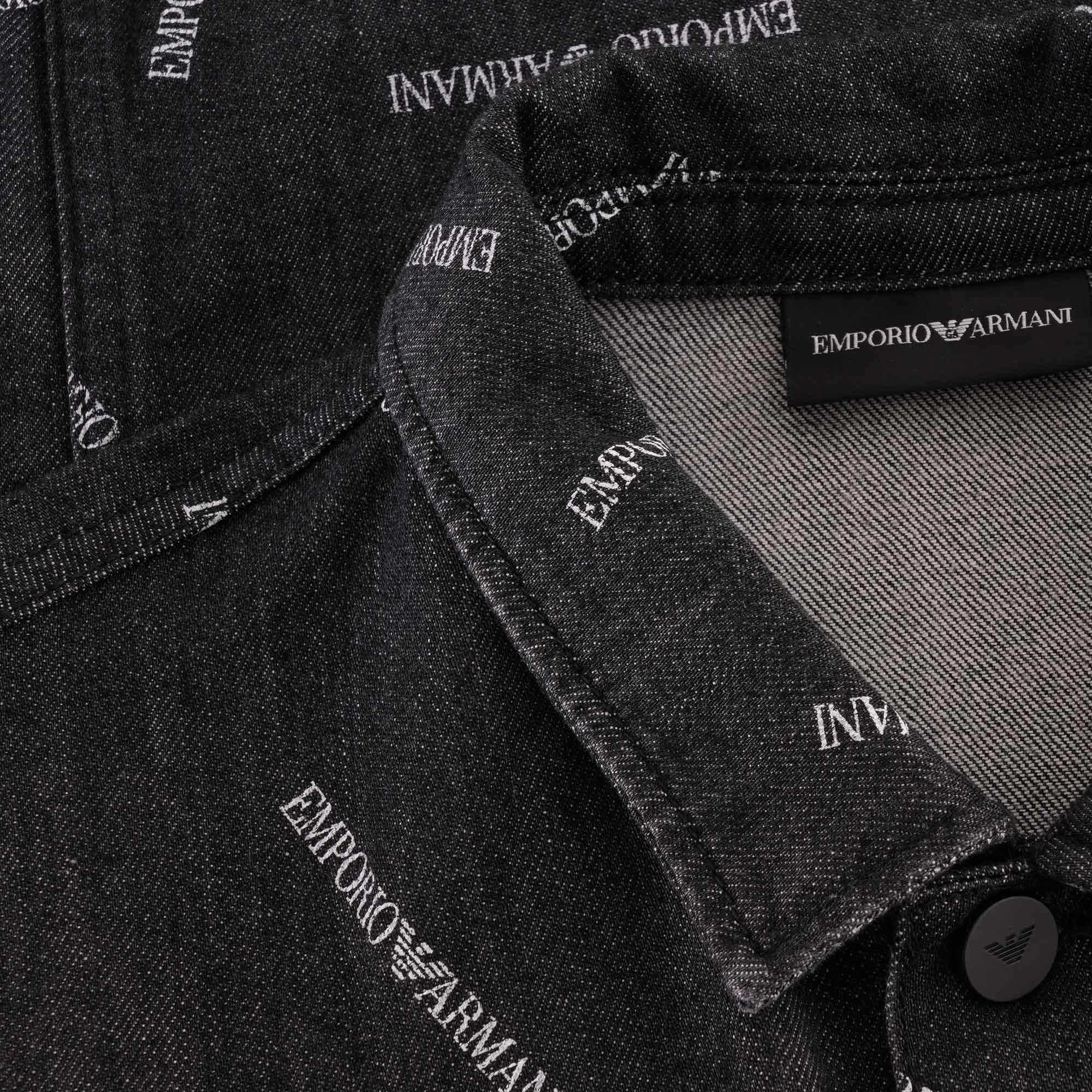 All Over Print Denim Jacket