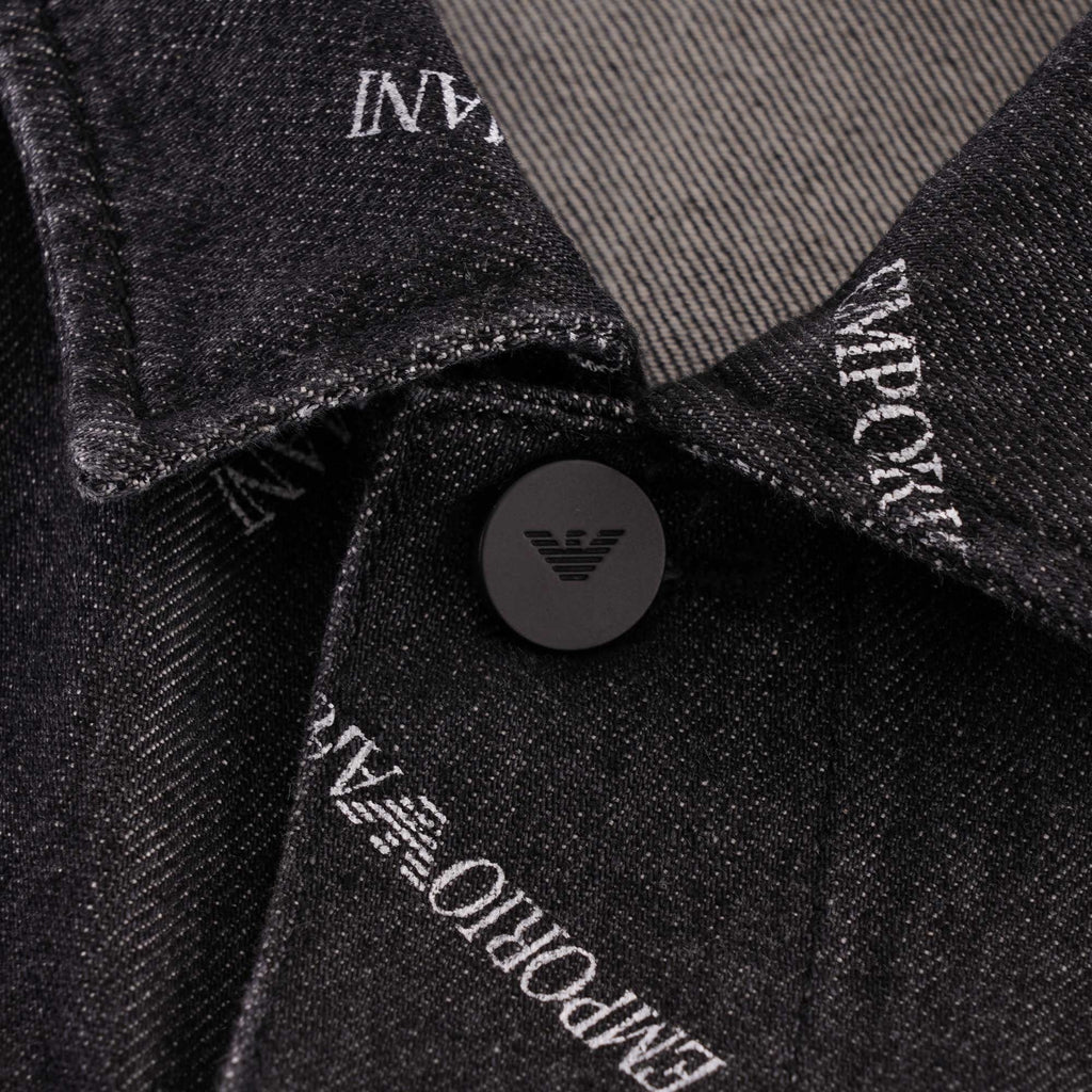 All Over Print Denim Jacket