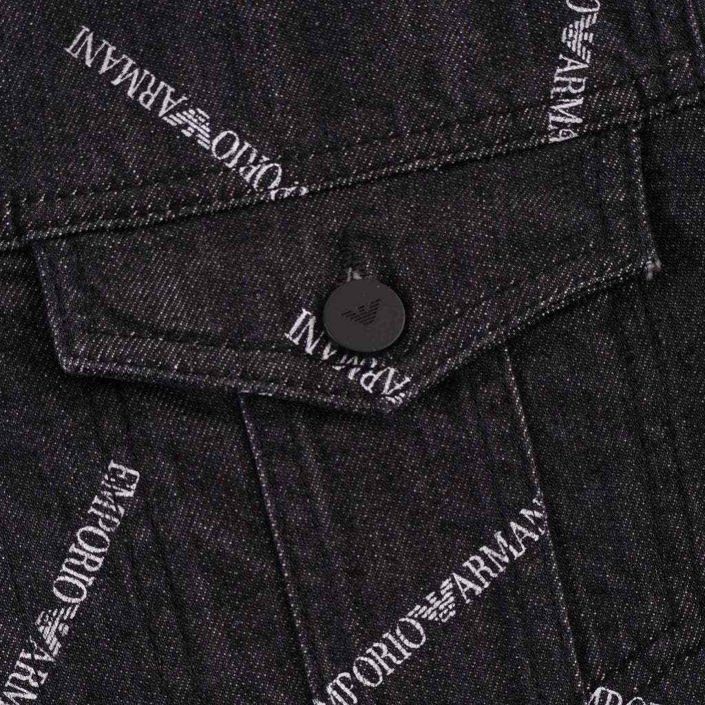 All Over Print Denim Jacket