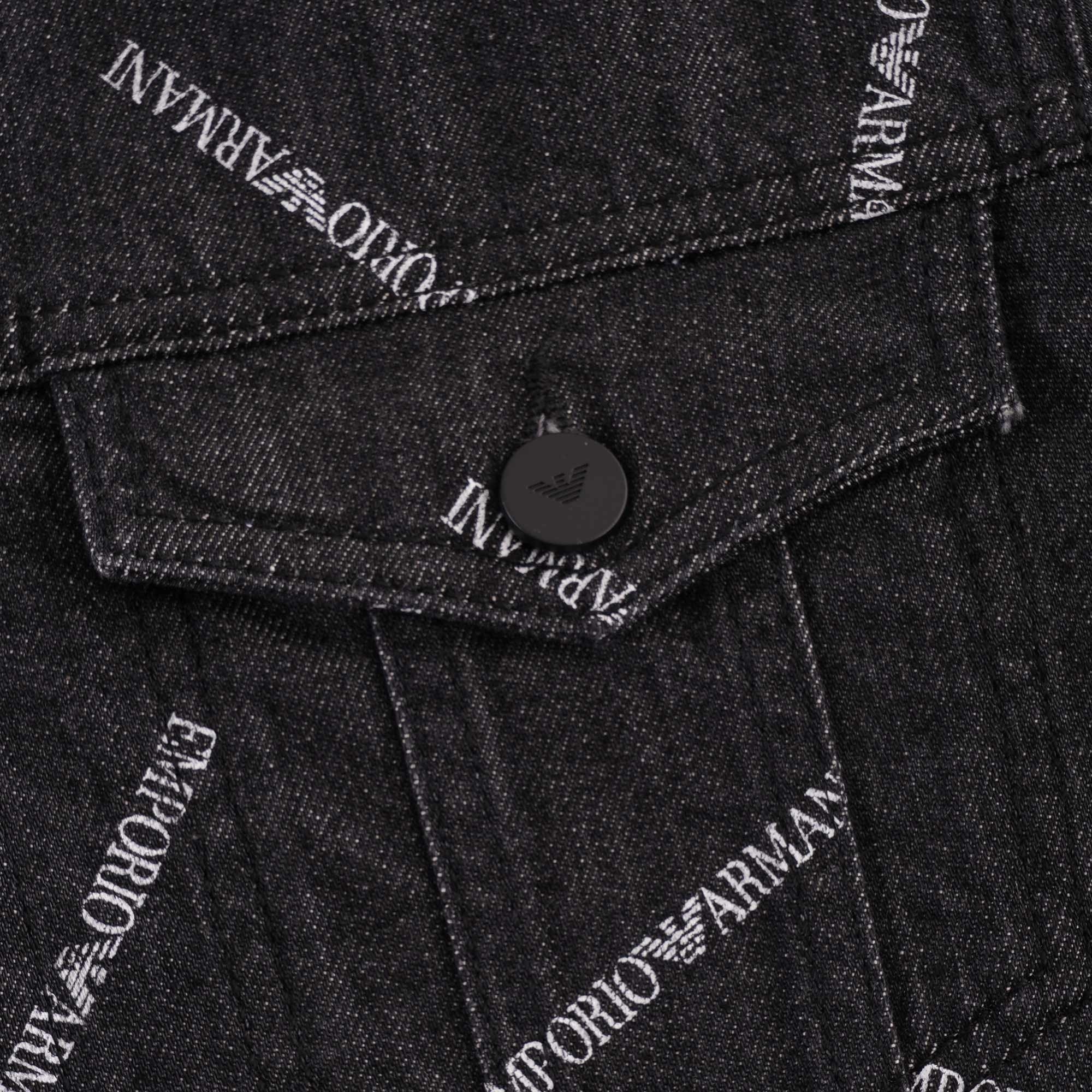 All Over Print Denim Jacket