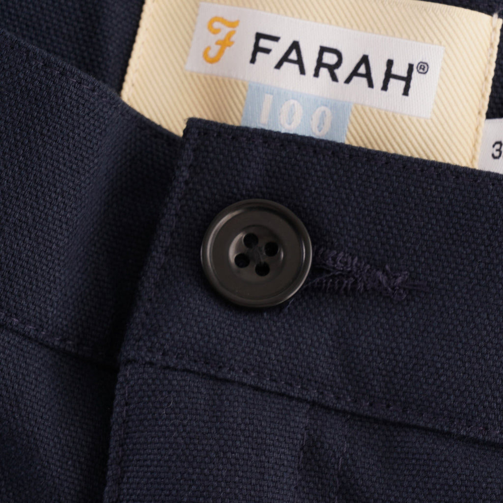 Farah x YMC Hopsack Hawtin - Navy