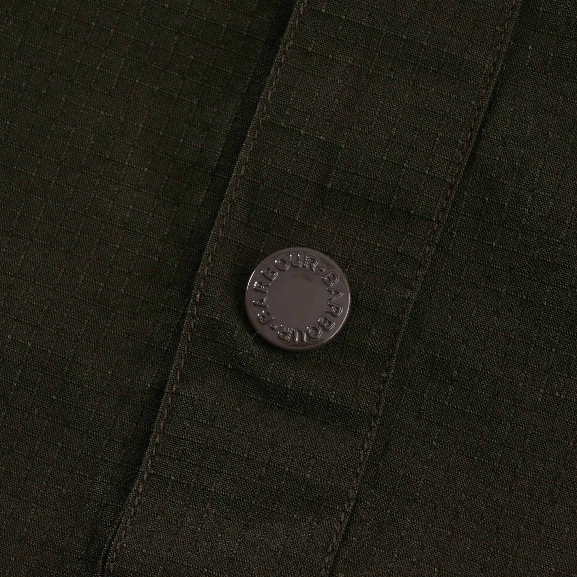 Barbour Beacon Ripstop Popover Shirt - Forest