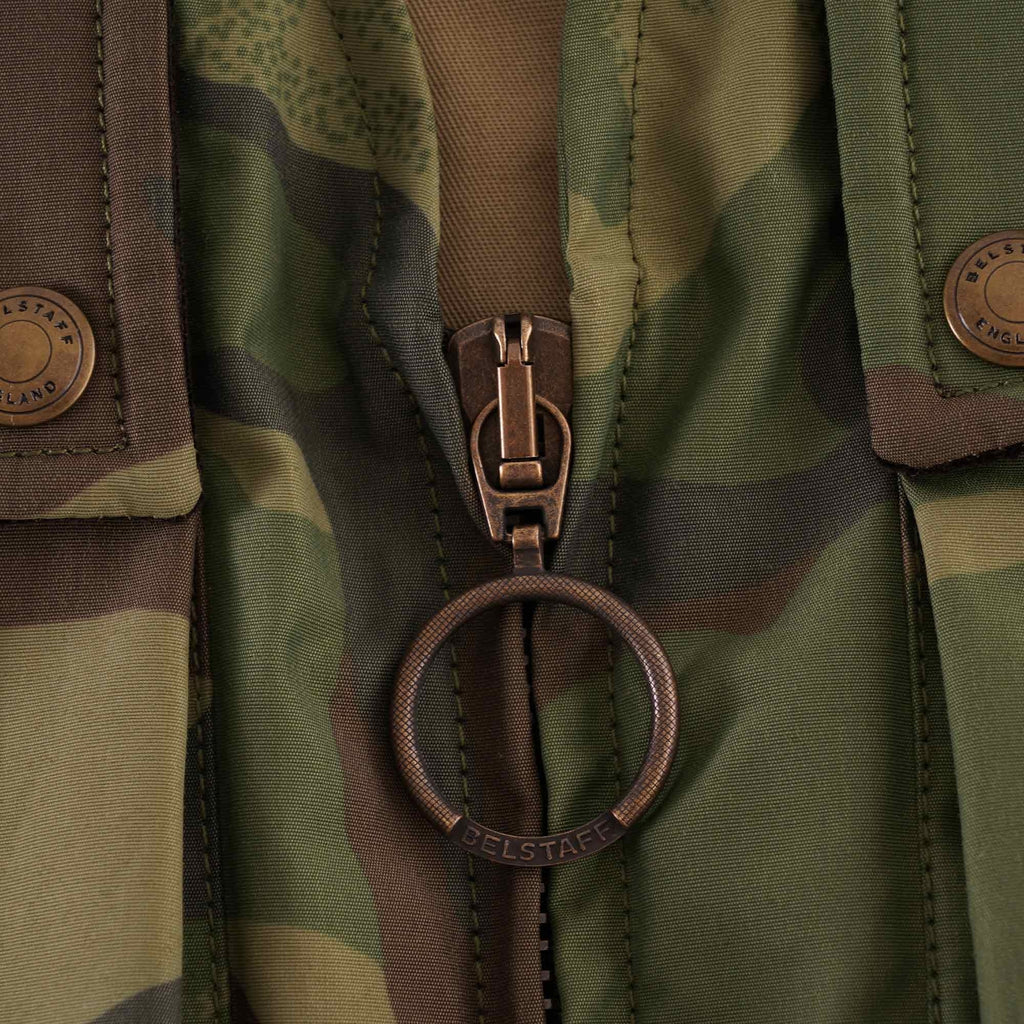 Belstaff Castmaster Camo Gilet - Green