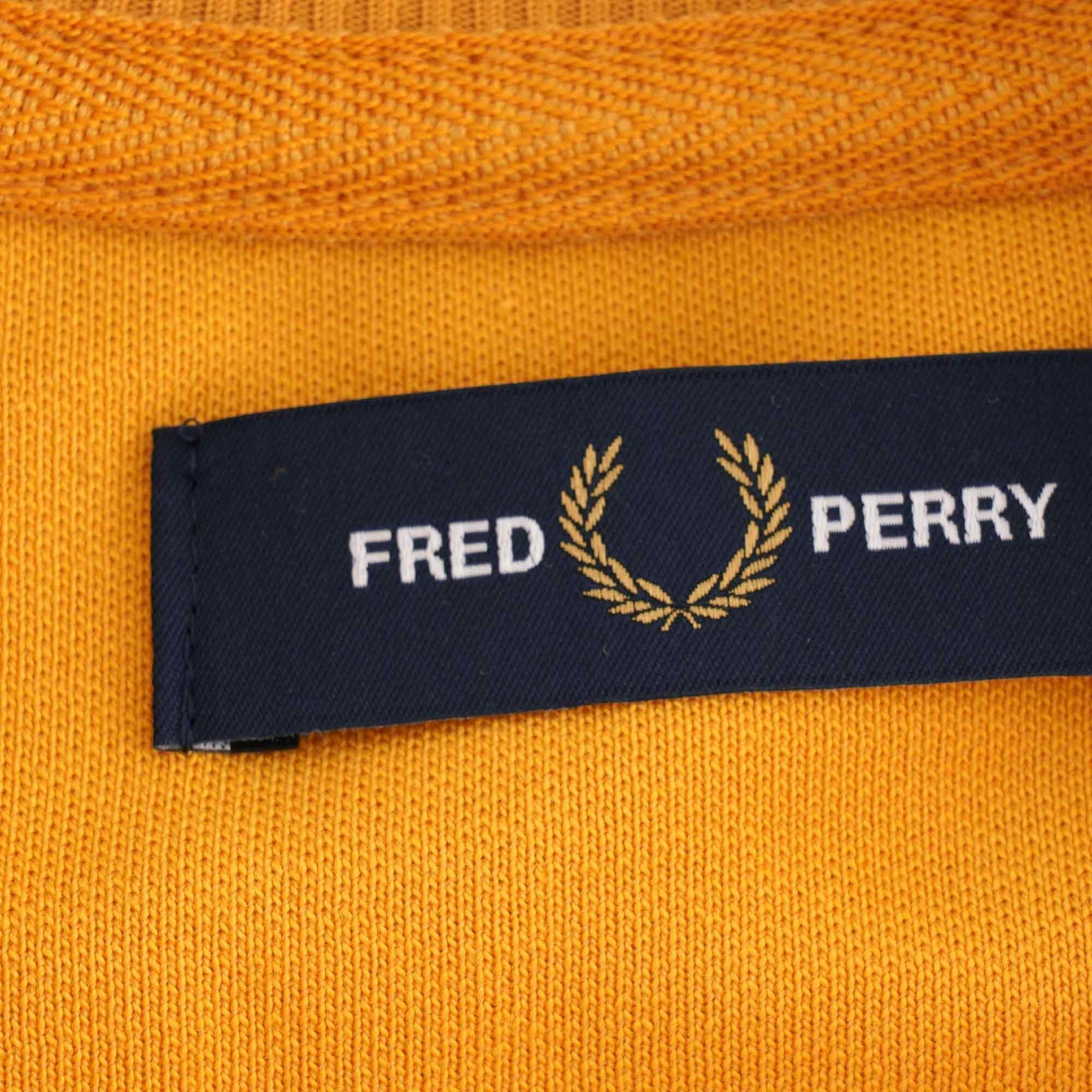Fred Perry Taped Track Jacket - Gold