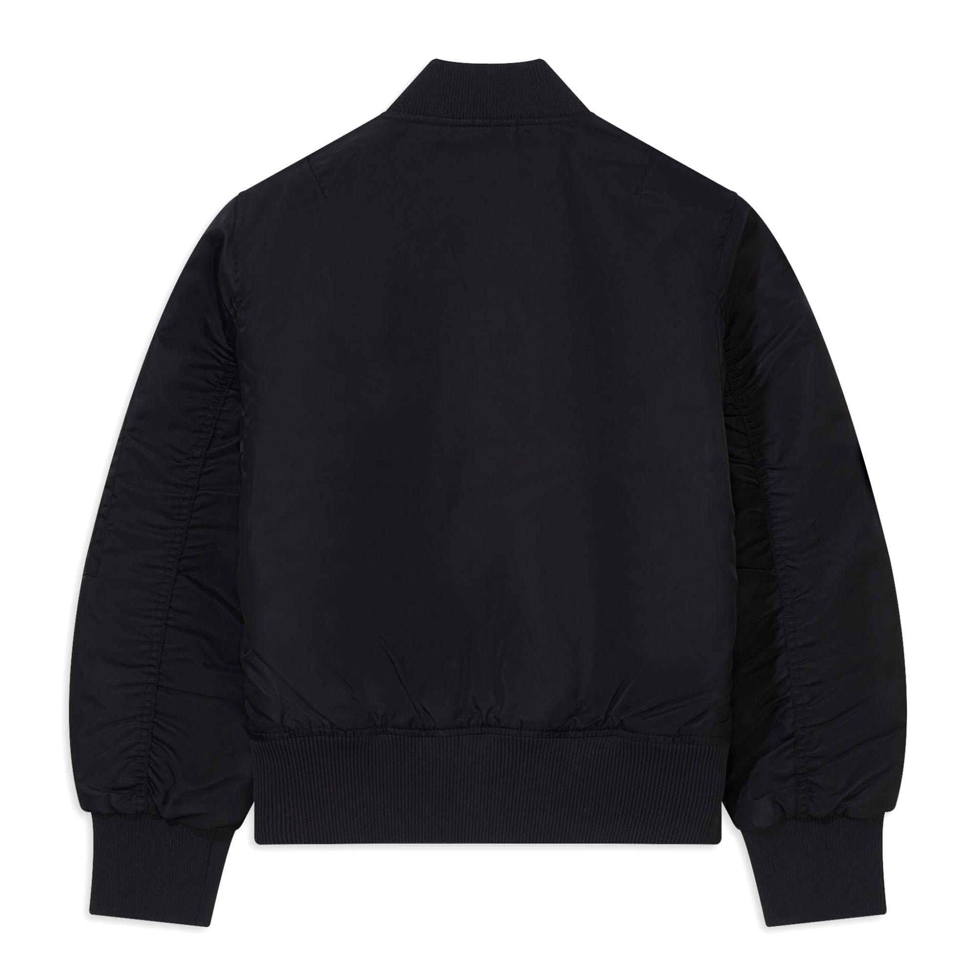 Fred Perry Womens Cropped MA1 Bomber Jacket - Black