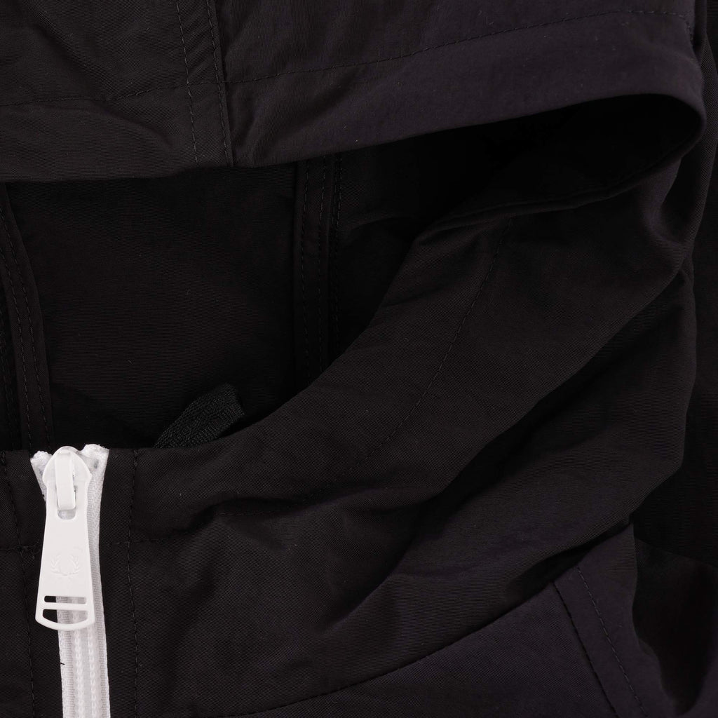 Fred Perry Half Zip Logo Jacket - Black