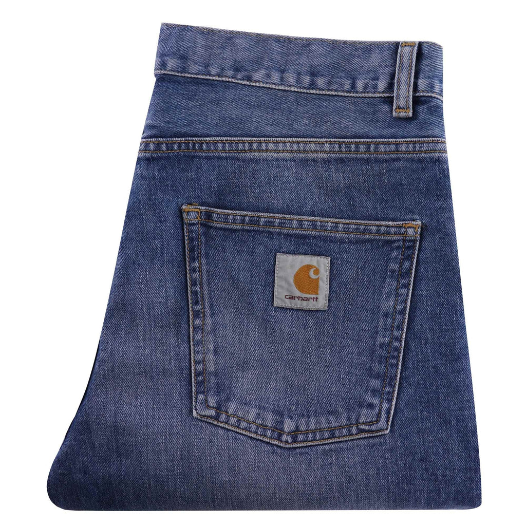Carhartt WIP Newel Pant - Blue Worn Bleached