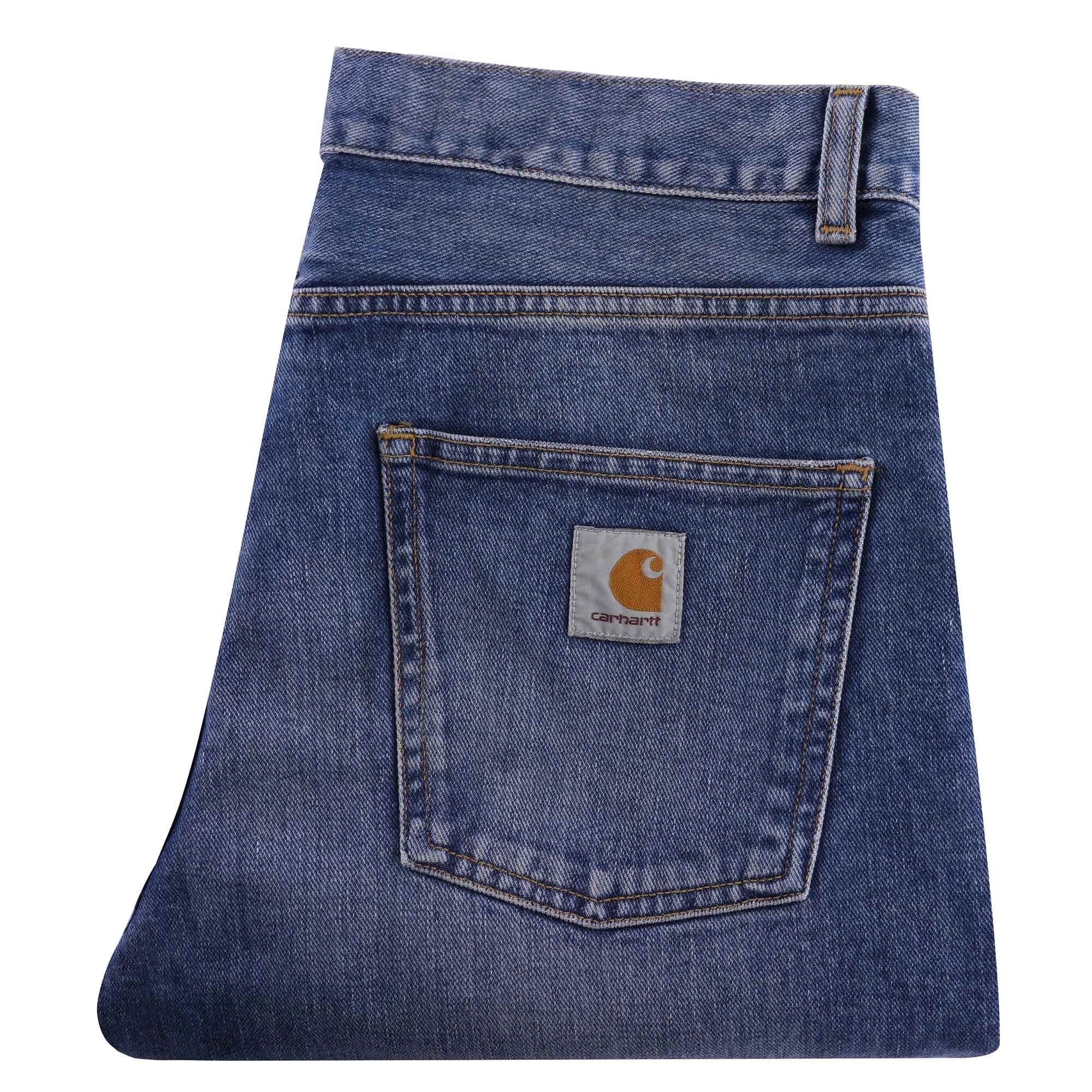 Carhartt WIP Newel Pant - Blue Worn Bleached