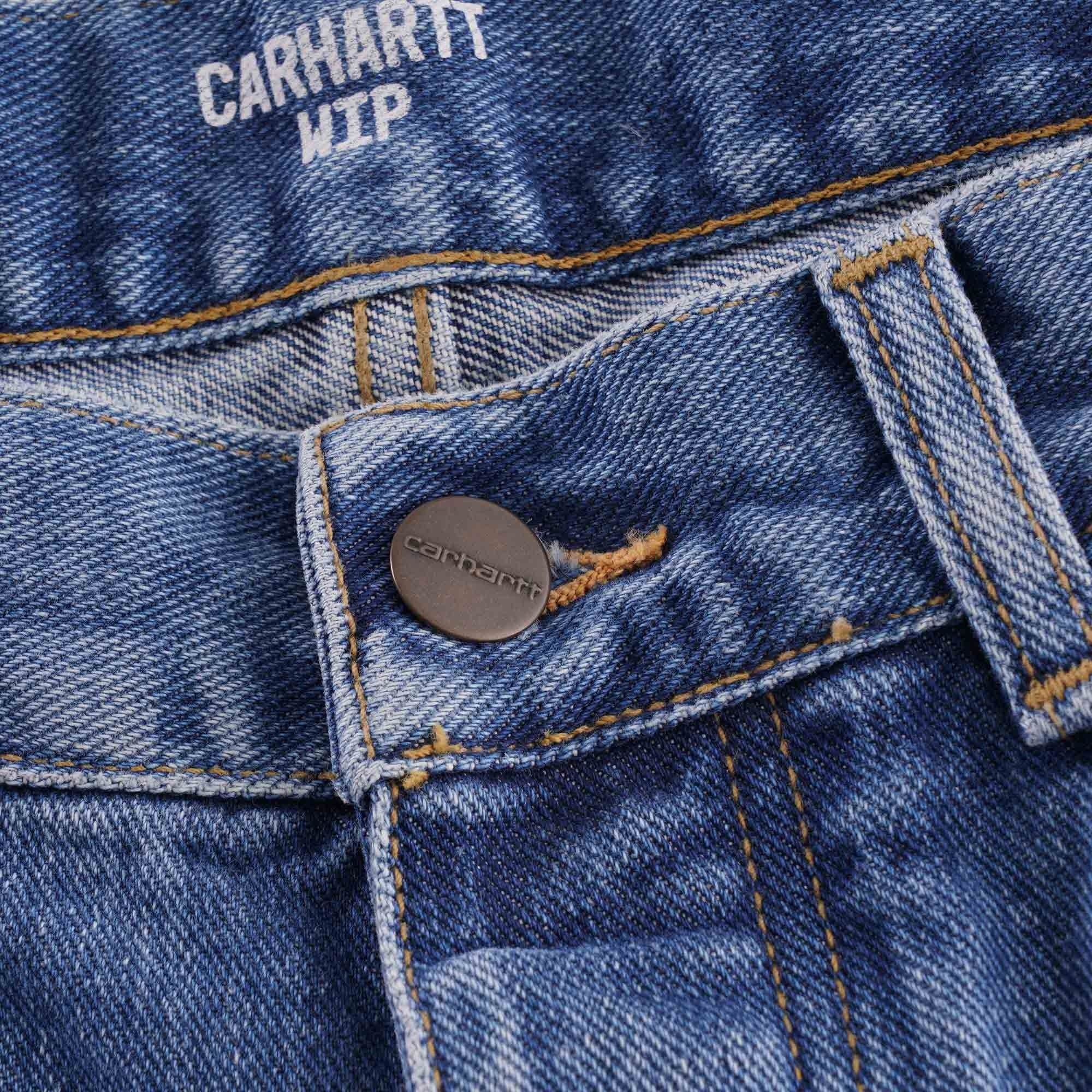 Carhartt WIP Newel Pant - Blue Worn Bleached