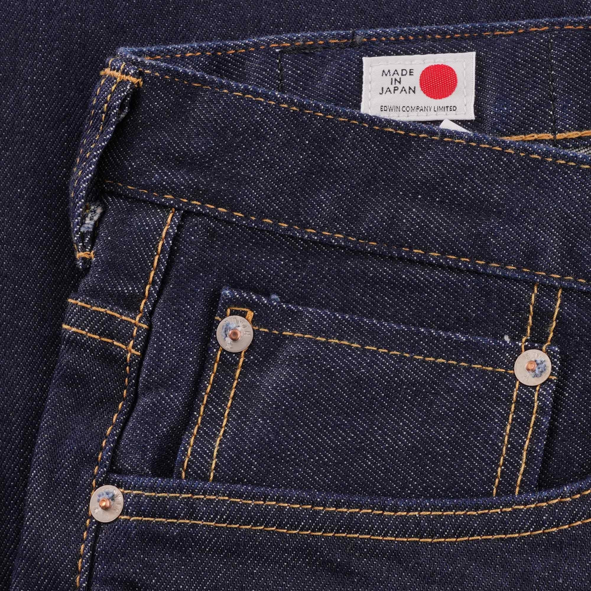 Edwin Made In Japan Slim Tapered - Blue Rinsed