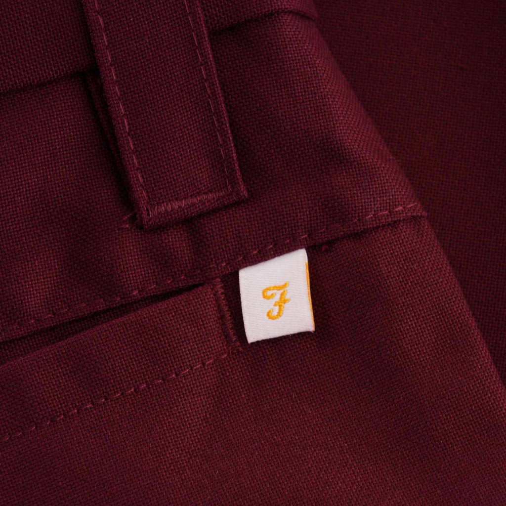 Farah Archive Hopsack Chino - Raspberry