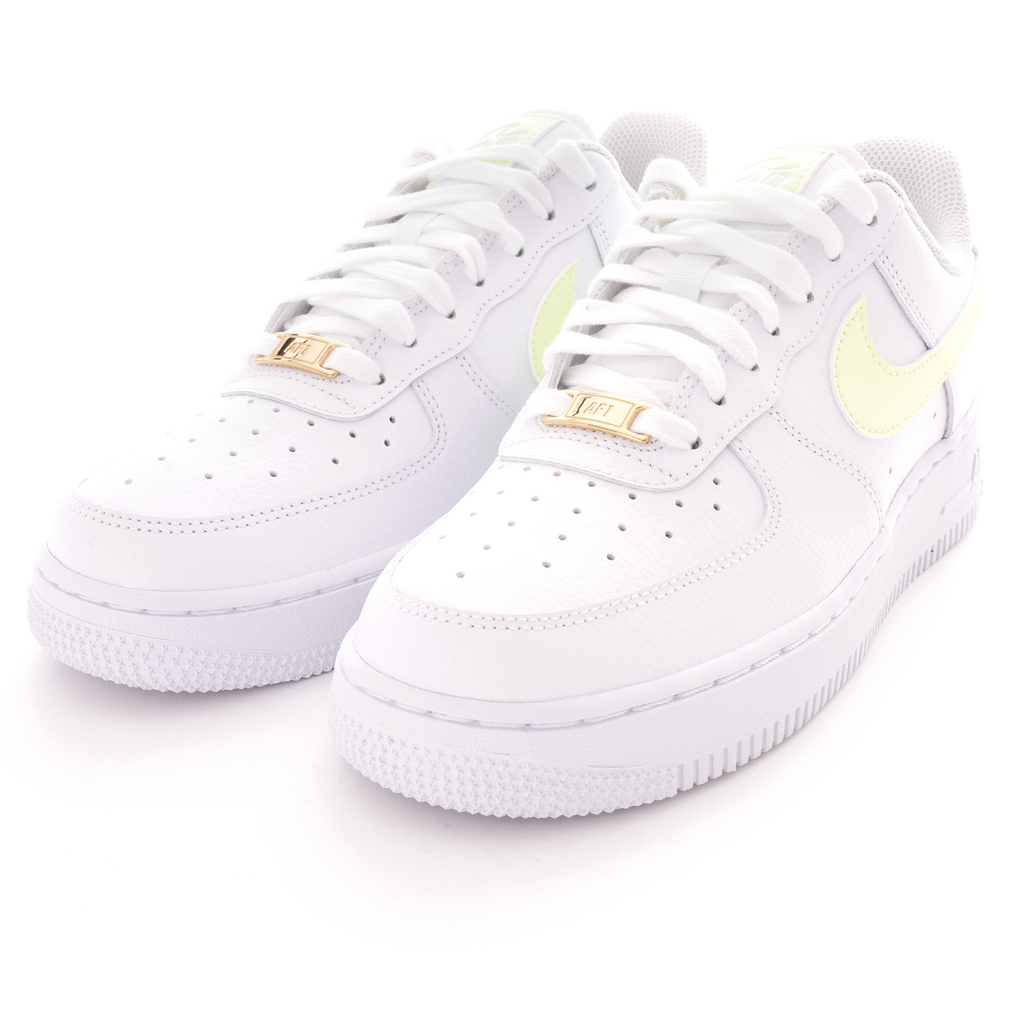 Nike Womens Nike Women's Air Force 1 '07 - White/Barley Volt-White