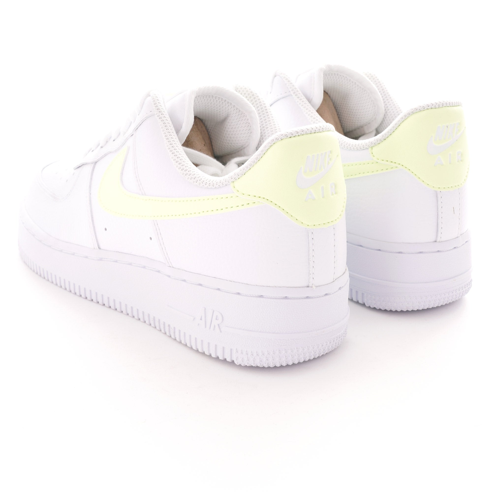 Nike Womens Nike Women's Air Force 1 '07 - White/Barley Volt-White