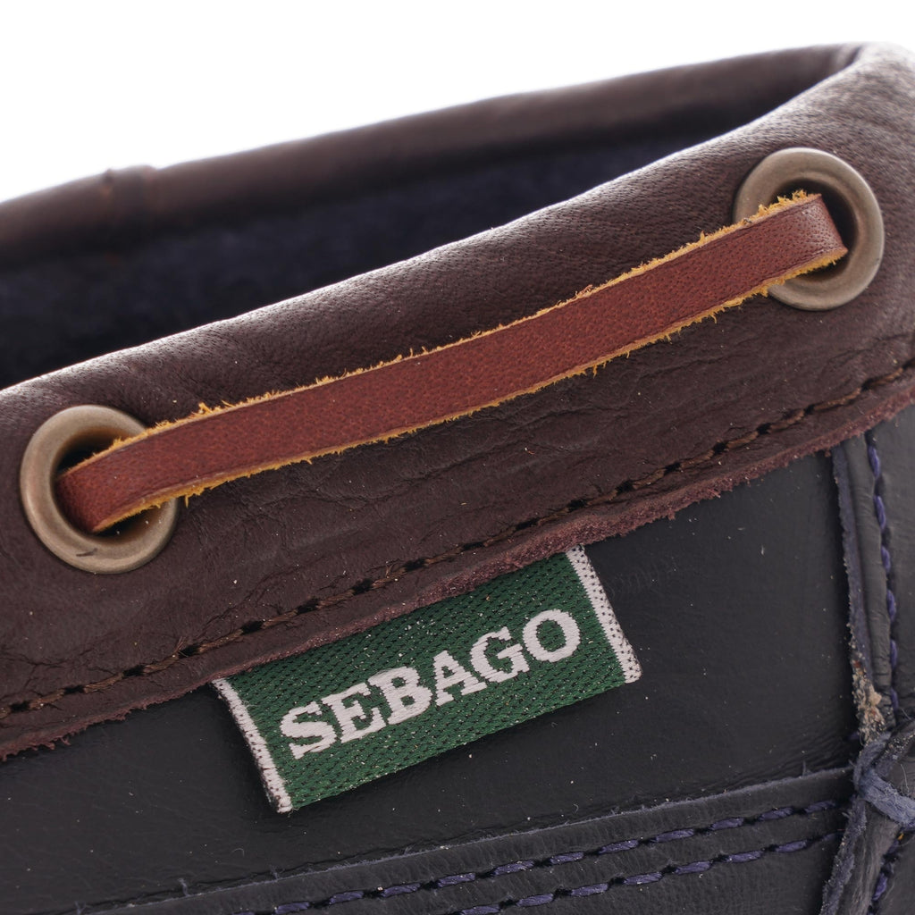 Sebago Seneca Leather Moccasin - Navy/Brown