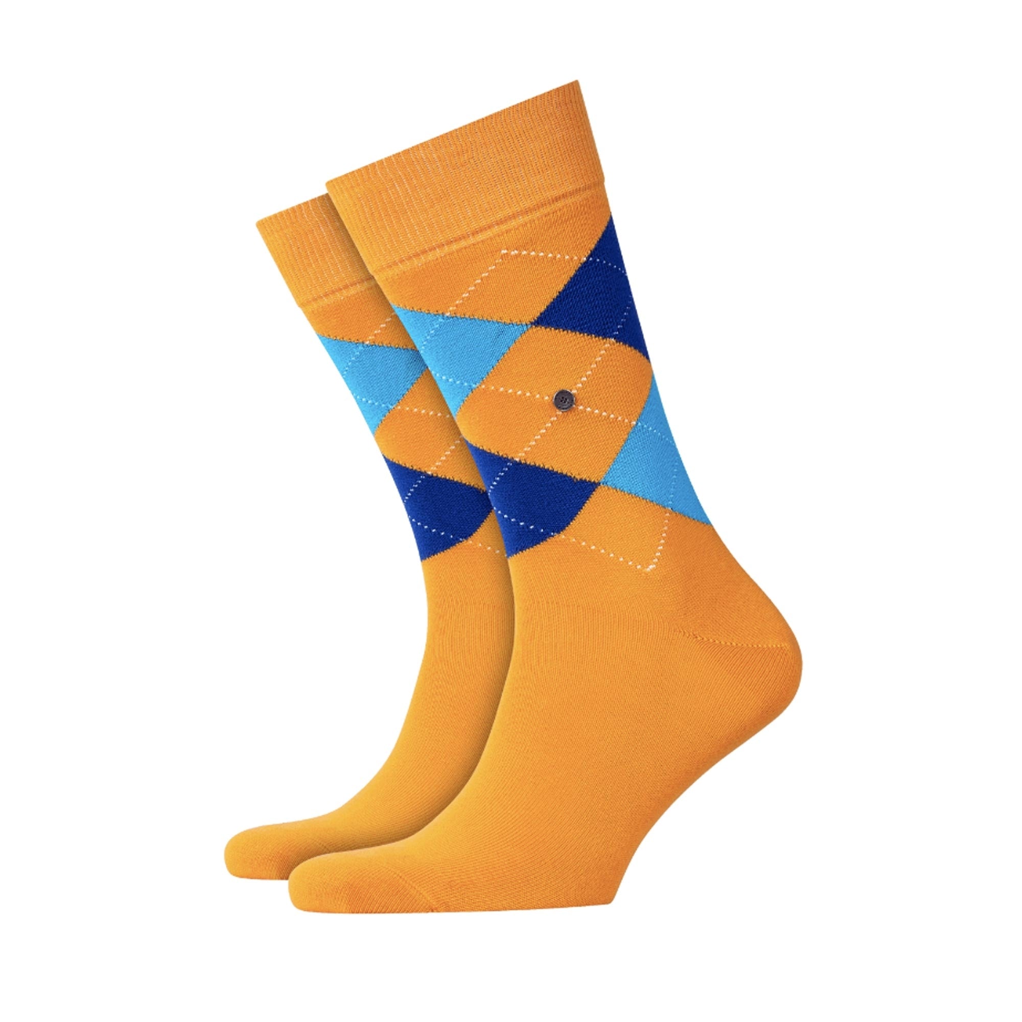 Burlington Socks King Socks - Orange/Blue